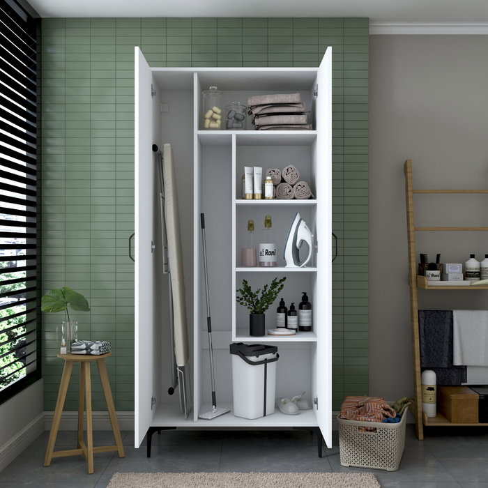 Hanah Home Mueble de baño Blanco KC104 - 4688